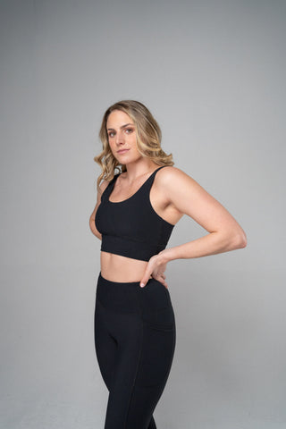 Jackie is 5'7, Bust 35D, Wearing Large