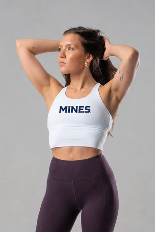 MINES rebellious crop bra