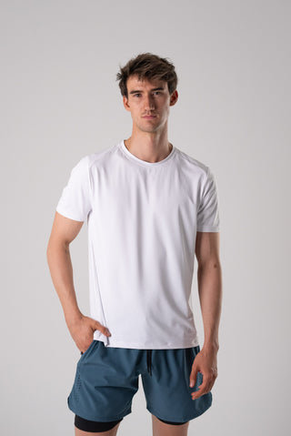 Alyth Active Alive Strong Tee in Graphite - Women's Workout T-Shirt Side View