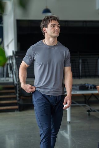 Alyth Active Alive Strong Tee in Palace Green - Women's Workout T-Shirt Back View