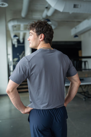 Alyth Active Alive Strong Tee in Palace Green - Women's Workout T-Shirt Side View