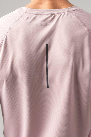 Alyth Active Alive Unleashed Long Sleeve in Light Aegean Blue - Women's Workout Long Sleeve Top Back View