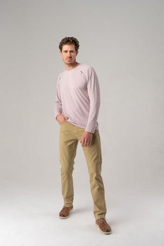 Alyth Active Alive Unleashed Long Sleeve in Light Aegean Blue - Women's Workout Long Sleeve Top Side View