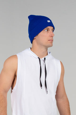 Alyth Active Alyth Beanie in White - Women's Athletic Clothing Front View