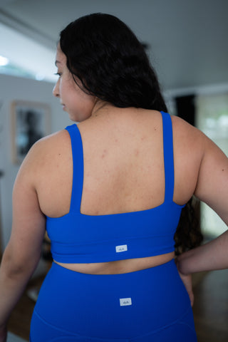 Alyth Active Dynamic Devoted Sports Bra in Black - Women's Athletic Sports Bra Side View