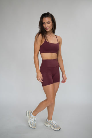 Alyth Active Gravity Catalyst Sports Bra in Royal - Women's Athletic Sports Bra Front View