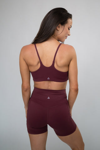 Alyth Active Gravity Catalyst Sports Bra in Royal - Women's Athletic Sports Bra Side View