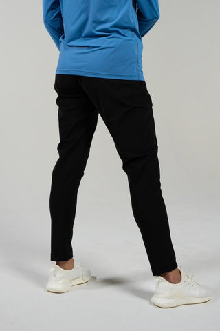 Alyth Active Grit V2 Pant in Black - Women's Running Pants Back View