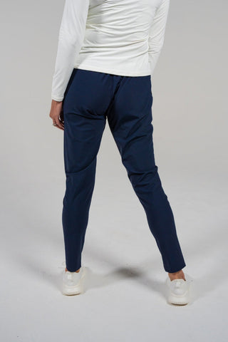 Alyth Active Grit V2 Pant in Navy - Women's Running Pants Back View