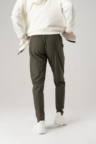 Alyth Active Grit V2 Pant in Stone - Women's Running Pants Back View