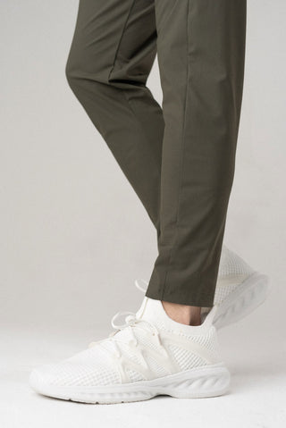 Alyth Active Grit V2 Pant in Stone - Women's Running Pants Detail View