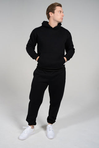 Alyth Active Impactful Hoodie in Black - Women's Lounge Hoodie Front View
