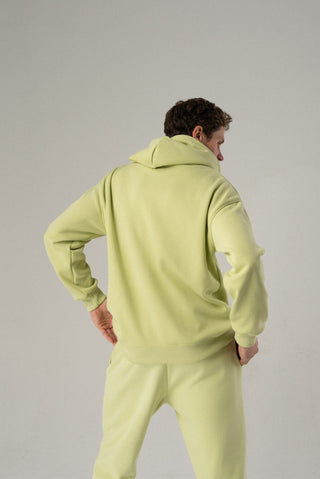 Alyth Active Impactful Hoodie in Key Lime - Women's Lounge Hoodie Front View