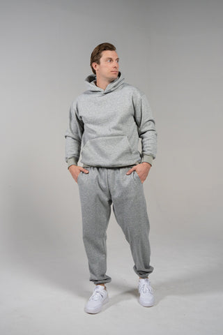 Alyth Active Impactful Hoodie in Light Grey - Women's Lounge Hoodie Back View