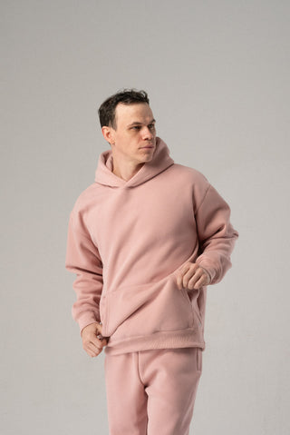 Alyth Active Impactful Hoodie in Light Pink - Women's Lounge Hoodie Front View