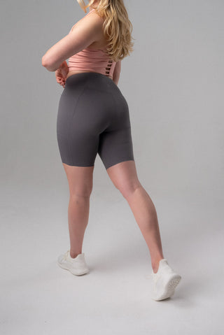 Alyth Active Serene Simply Short in Black - Women's Running Shorts Detail View