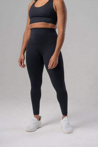 Alyth Active Serene Warrior Legging in Amethyst - Women's Yoga Leggings Front View