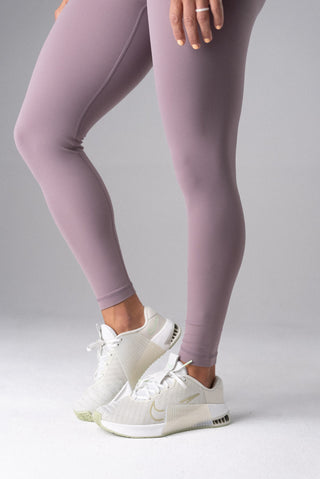 Alyth Active Serene Warrior Legging in Faded Turquoise - Women's Yoga Leggings Front View