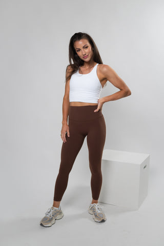 Alyth Active Serene Warrior Legging in Navy - Women's Yoga Leggings Close Up