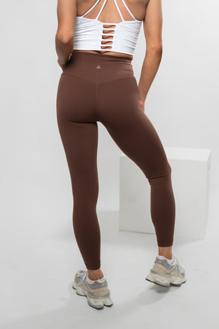 Alyth Active Serene Warrior Legging in Navy - Women's Yoga Leggings Detail View