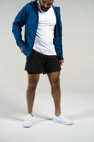 Alyth Active Worthy Liner Shorts in Black - Women's Workout Shorts Side View