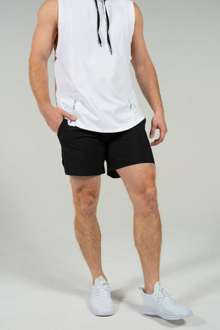Alyth Active Worthy Linerless Shorts in Black - Women's Workout Shorts Side View