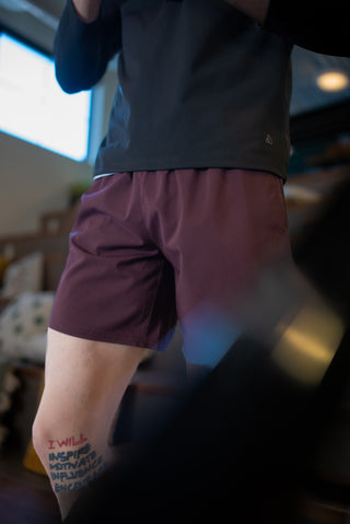 Alyth Active Worthy Linerless Shorts in Dark Moss - Women's Workout Shorts Front View