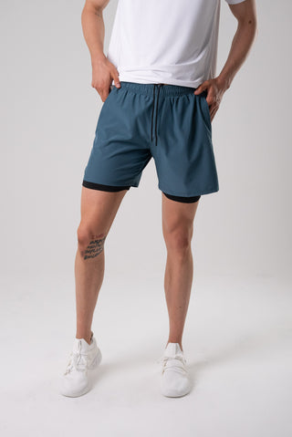 Alyth Active Worthy Shorts in Yellow - Women's Workout Shorts Back View