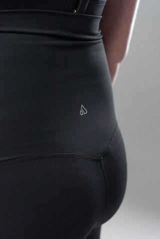 Alyth Active Serene Safe Haven V2 Maternity Legging in French Navy - Women's Athletic Leggings Back View